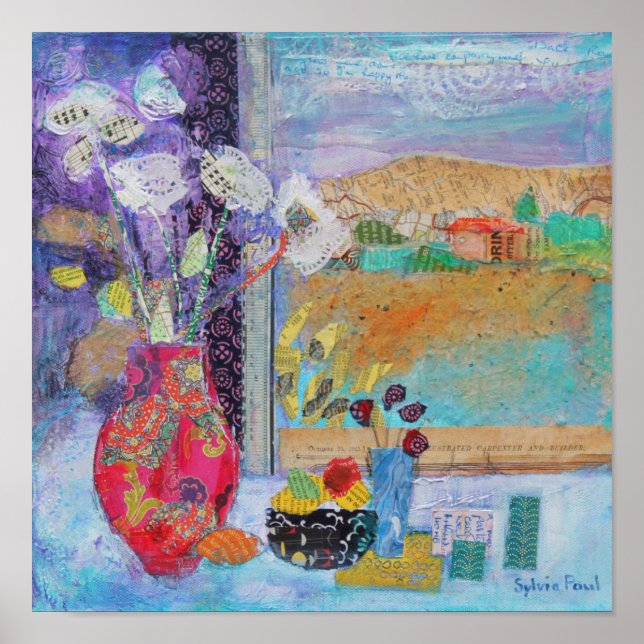 Pôster Flores na janela 2014 (Frente)