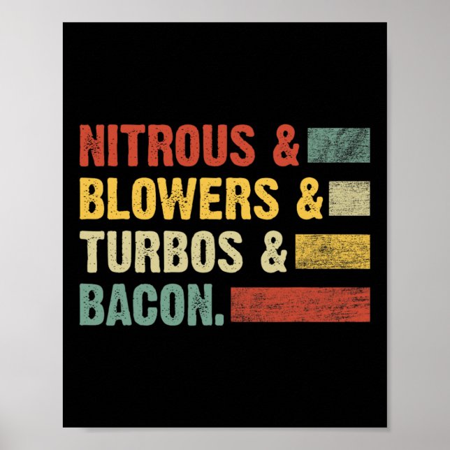 Poster Flores Nitrosas Turbos Bycon Comida Carne de Churr (Frente)