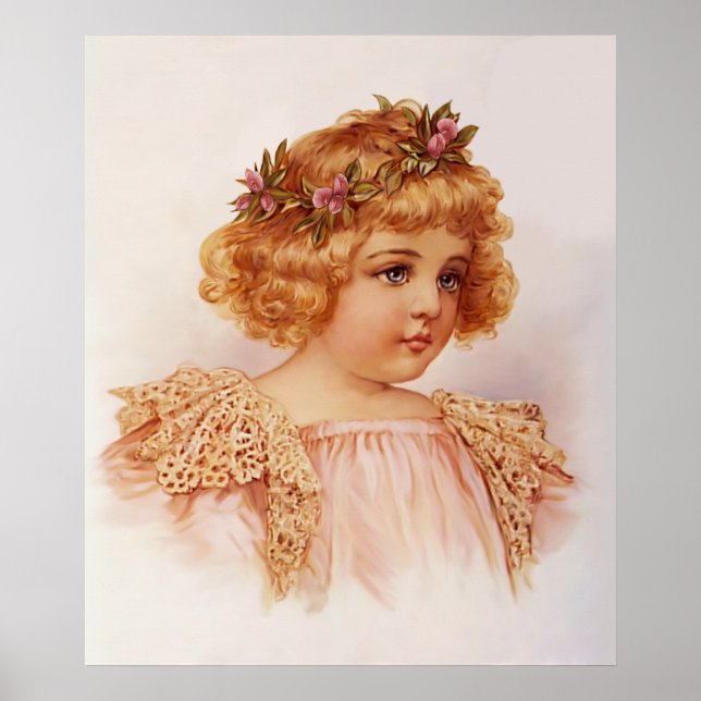 Pôster Flores no Cabelo (Frente)