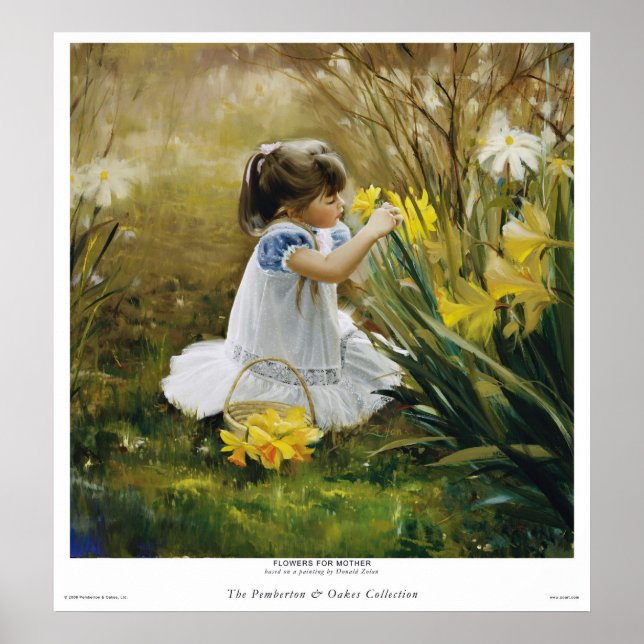 Poster Flores Para a Mãe (Frente)
