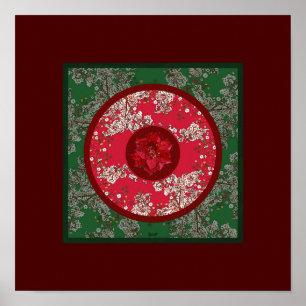 Poster Flores para o Natal