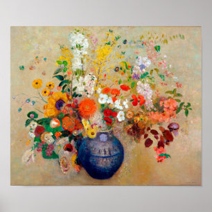 Poster Flores, Redon