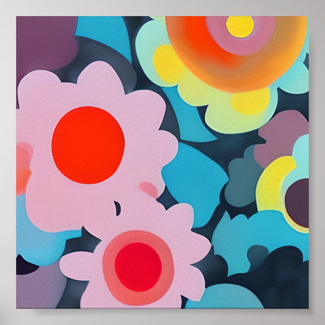 Poster Flores retrorreflectoras (Frente)