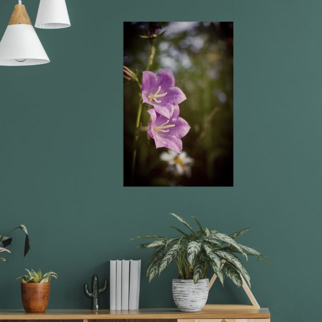Poster Flores Românticas e Sombrias – Fantasia Botânica B (Sala de Estar 1)