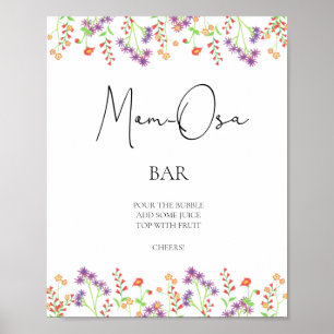 Poster Flores selvagens \ bar-mãe