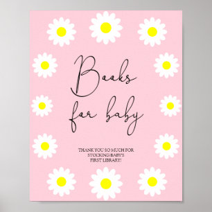Poster Flores selvagens Daisies - livros para bebê