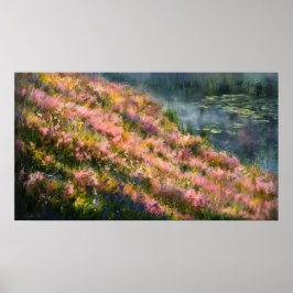 Poster *~* Flores Selvagens Eetéreas Art Pond Lily Pads T