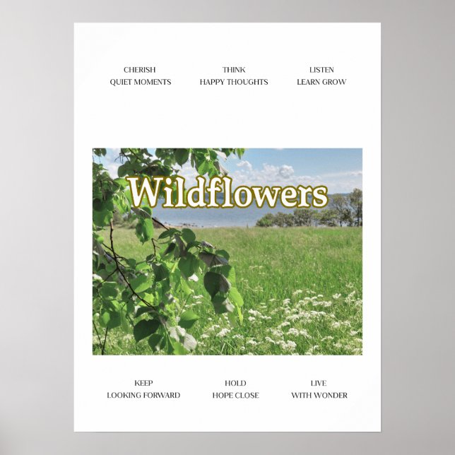 Poster Flores silvestres (Frente)