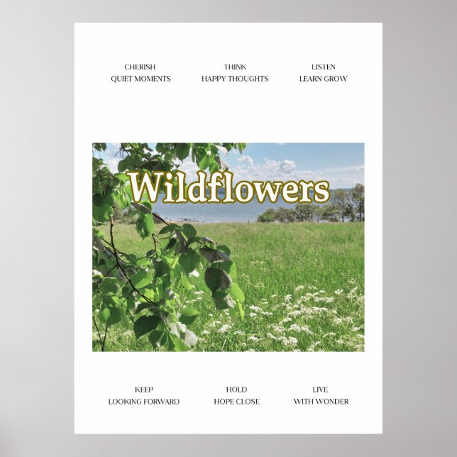 Poster Flores silvestres (Frente)