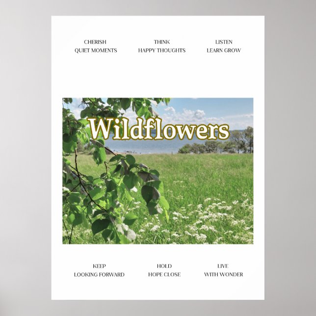 Poster Flores silvestres (Frente)