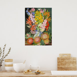 Poster Flores Silvestres de Ceres, África Ocidental