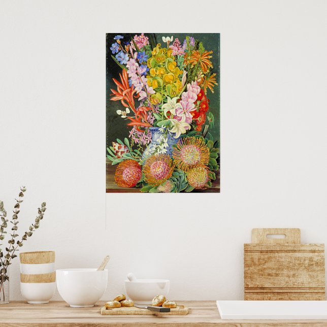 Poster Flores Silvestres de Ceres, África Ocidental (Cozinha)