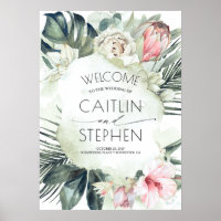 Flores Tropicais e Casamento de Praia das Folhas d