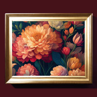 Flores Upclose Pintadas Negrito 4:3