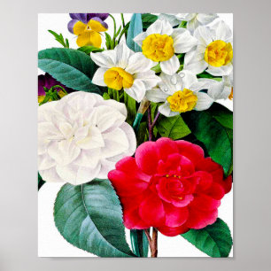 Poster Flores Vintage