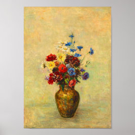 Poster Flores Vintage em um Vase (1910) por Odilon Redon