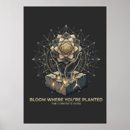 Poster Floresça Onde Você Está Plantado