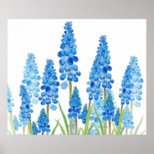 Poster floresta azul de acintos