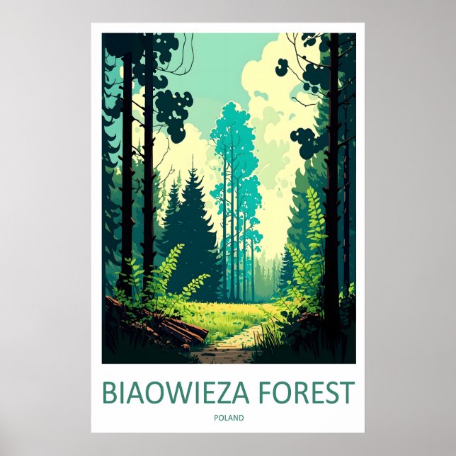 Poster Floresta Białowieża 1 (Frente)