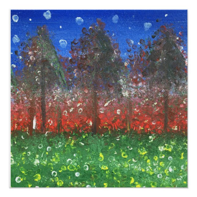 Pôster Floresta da Meia-Noite  (Frente)