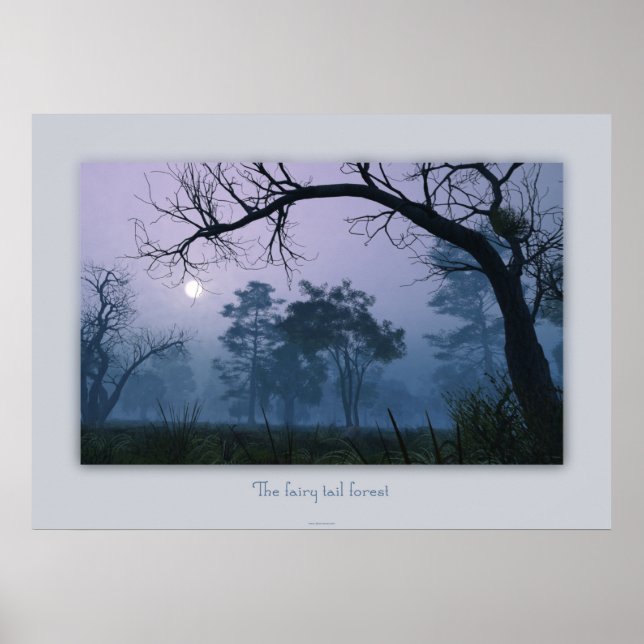 Poster Floresta de cauda de fada (Frente)