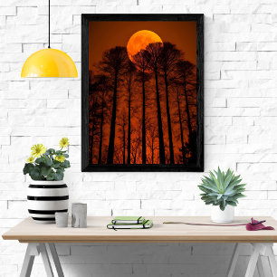 Poster Floresta de Lua Sanguínea