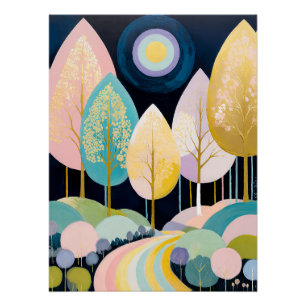 Pôster Floresta de Lumina