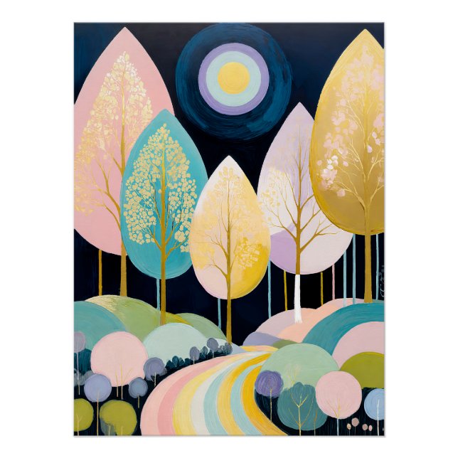 Pôster Floresta de Lumina (Frente)