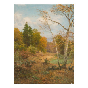 Pôster Floresta de Outono – Heinrich Böhmer