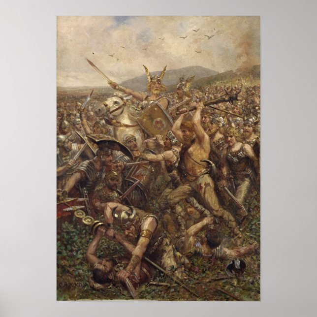 Poster Floresta de Teutoberg (Frente)