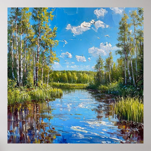 Poster Floresta de Verão (Frente)