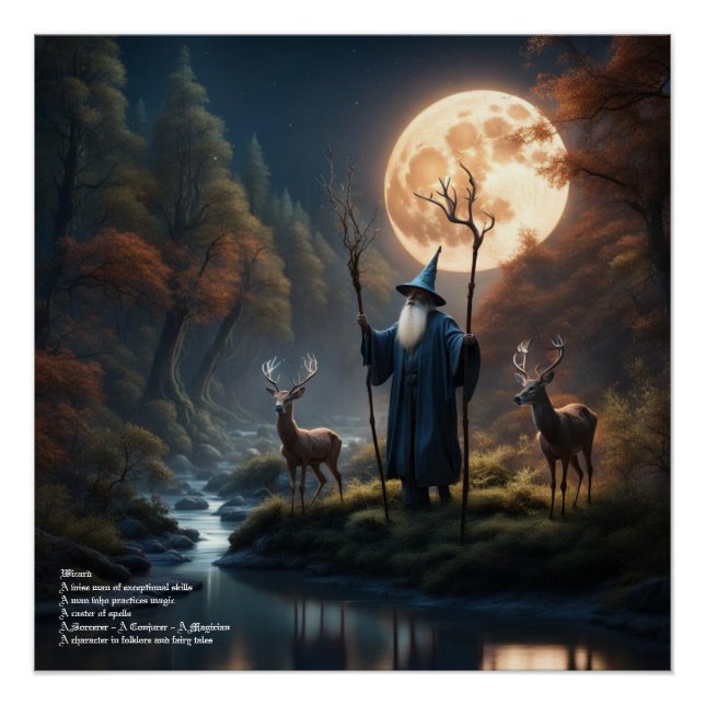 Pôster Floresta do assistente (Frente)