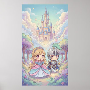 Poster Floresta do Castelo de Magia da Princesa Knight