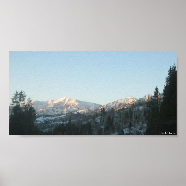 Poster Floresta do Norte das Montanhas Rochosas (Frente)
