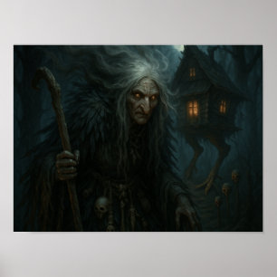 Poster Floresta Encantada de Baba Yaga