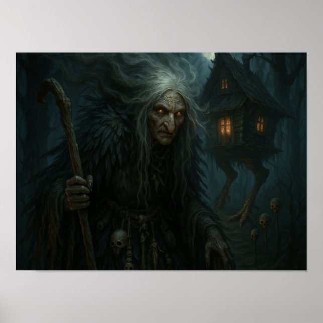 Poster Floresta Encantada de Baba Yaga (Frente)