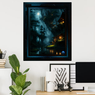 Poster Floresta Encantada de Coi por Xzendor7