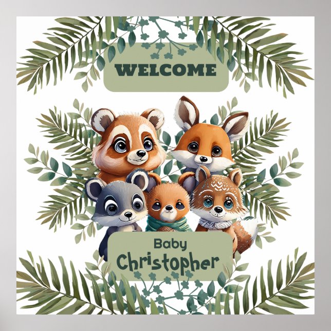 Poster Floresta Encantada Maravilha (Frente)