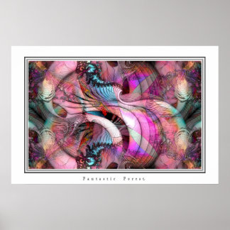 Pôster Floresta Fantástica.