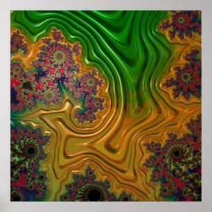 Poster Floresta Fractal