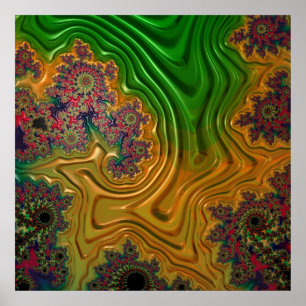 Poster Floresta Fractal