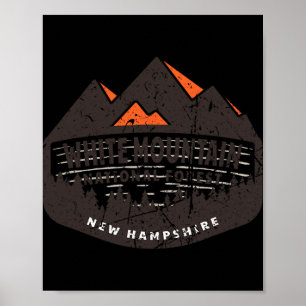 Poster Floresta Nacional da Montanha Branca New Hampshire
