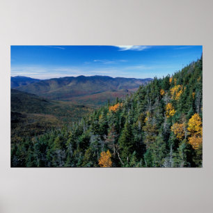 Pôster Floresta Nacional de White Mountain, NH. A vista d