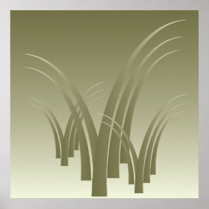 Pôster floresta ouro