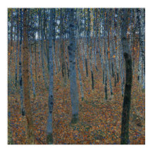 Floresta Woodland Art Gustav Klimt - Grove Beech