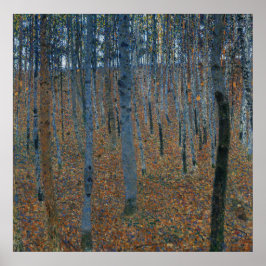 Poster Floresta Woodland Art Gustav Klimt - Grove Beech