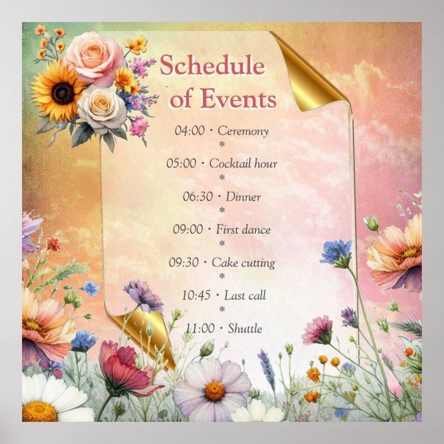 Poster Florestas de primavera e Verão (Frente)