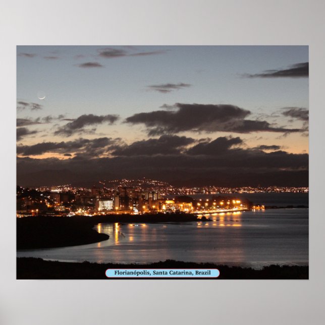 Pôster Florianópolis, Papais noeis Catarina, Brasil (Frente)