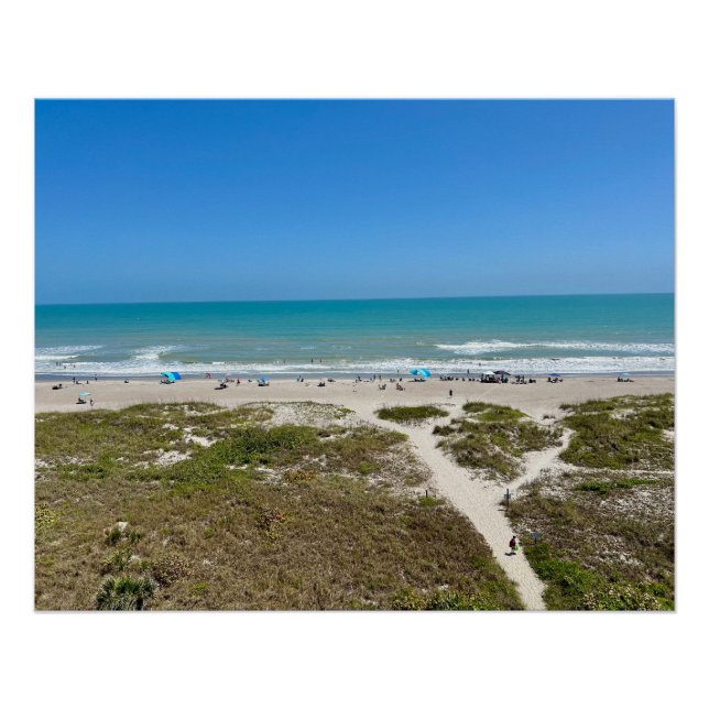 Pôster Florida Beach Photoshop Cocoa Beach Florida (Frente)