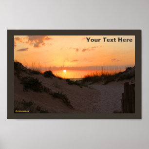 Poster Florida Beach Sunset